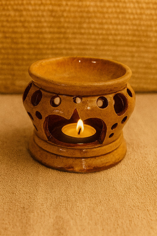 Brûleur d’encens artisanal en céramique