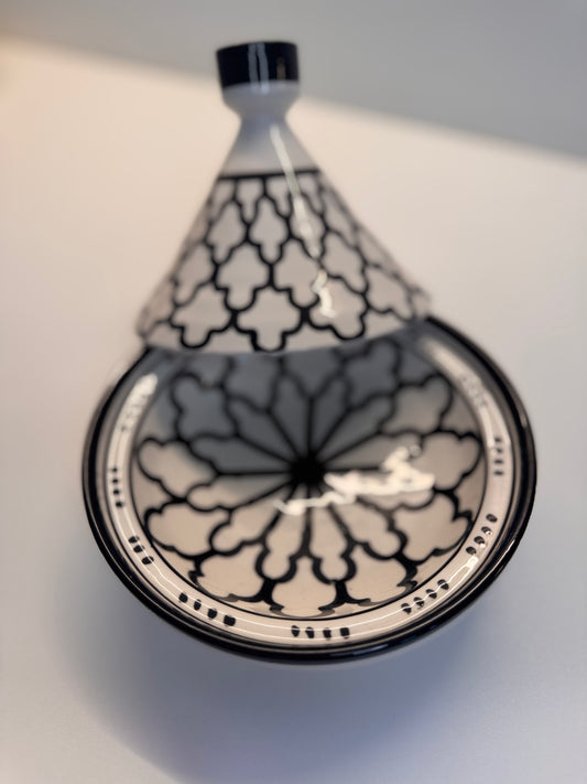 Petit Tajine Noir & Blanc