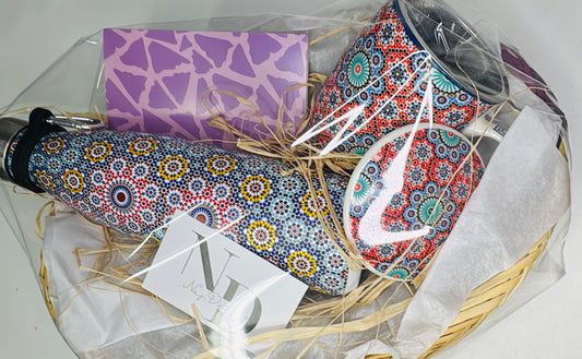 Panier garni artisanal – Tasse Zellige & Gourde assortie