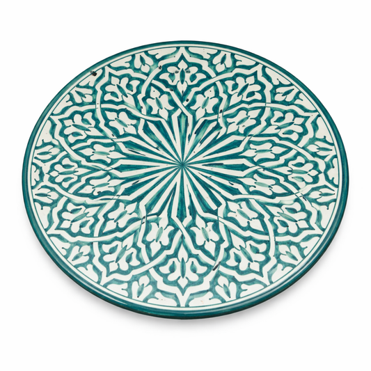 Assiette artisanale – Motif traditionnel marocain