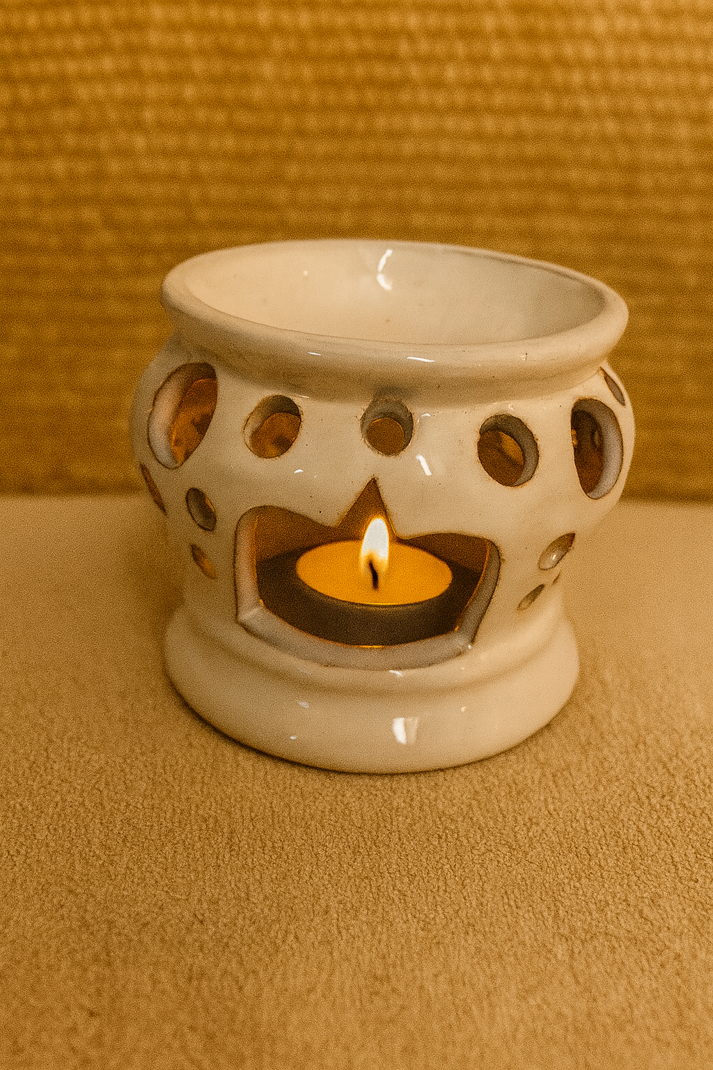 Brûleur d’encens artisanal en céramique