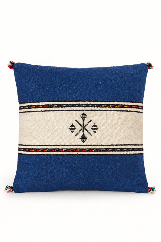 Coussins artisanaux en coton naturel