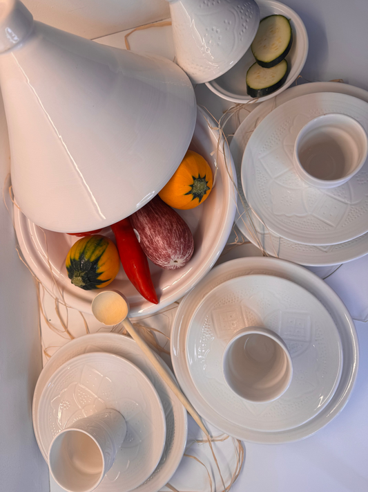 Grand Tajine Blanc