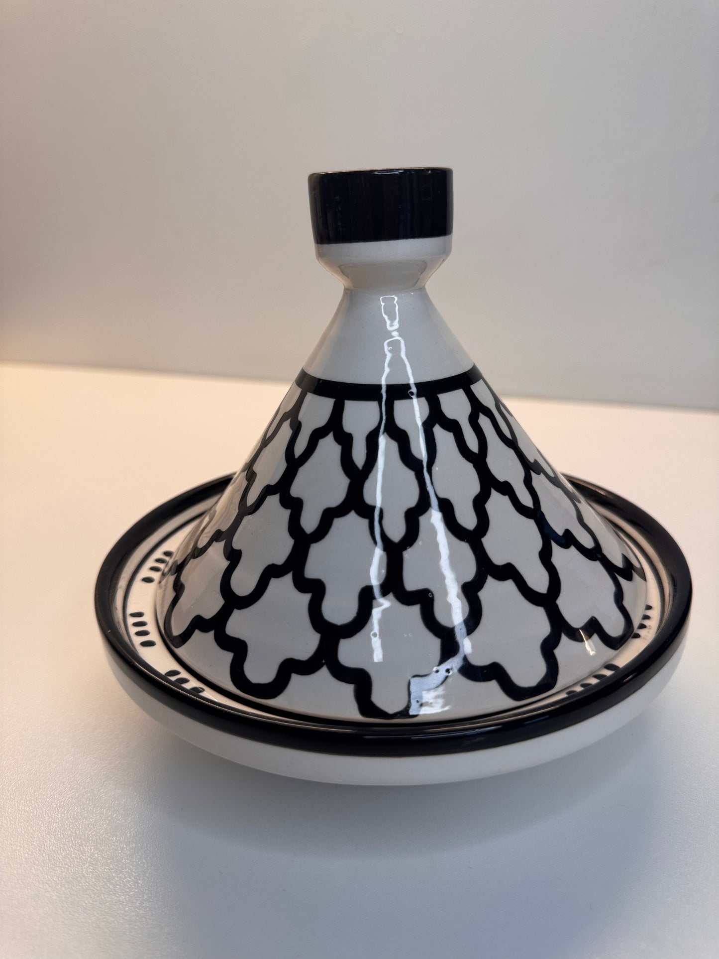 Petit Tajine Noir & Blanc
