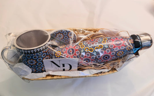 Panier Spécial Zellige – Tasse & Gourde Artisanales