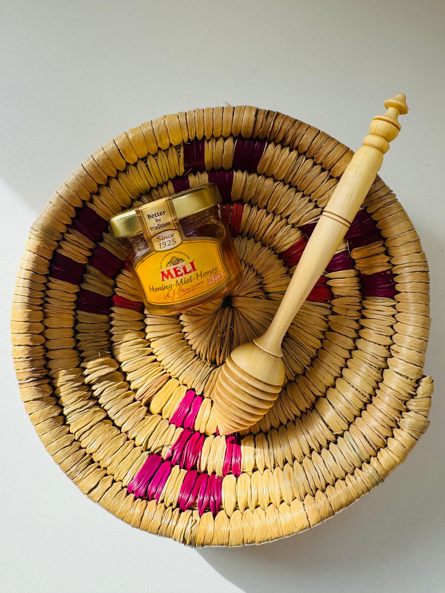 Trempe miel artisanal en bois nature