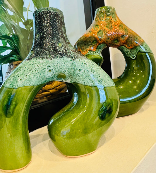 Vase Émeraude flamme