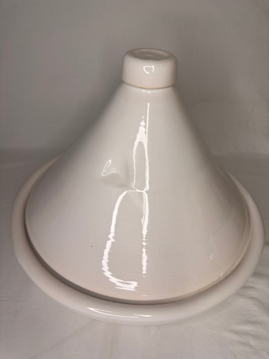 Grand tajine blanc – Collection Pure Artisan
