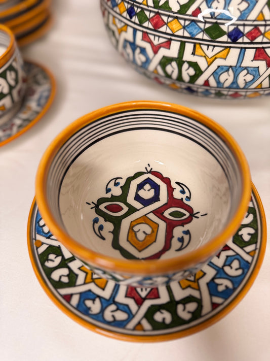Service soupière 12 personnes – Artisanat marocain